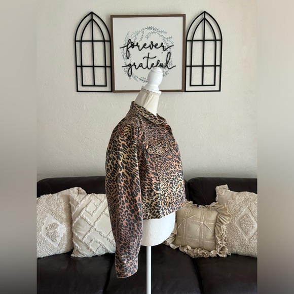 Vintage Jensen Smith Western Animal Print Jean Jacket 100% Cotton Size L Retro - Picture 14 of 14